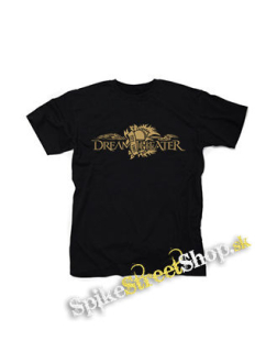 DREAM THEATER - Gold Logo - čierne detské tričko