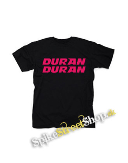 DURAN DURAN - Pink Logo - čierne detské tričko
