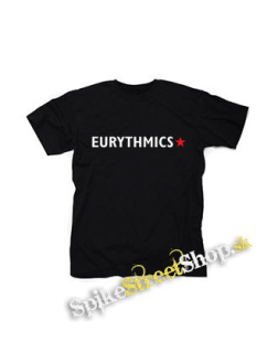 EURYTHMICS - Logo Star - čierne detské tričko
