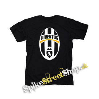 FC JUVENTUS - Logo Motive 1 - čierne detské tričko