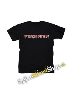 FORBIDDEN - Logo - čierne detské tričko