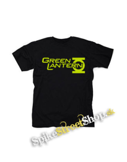 GREEN LANTERN - Logo - čierne detské tričko