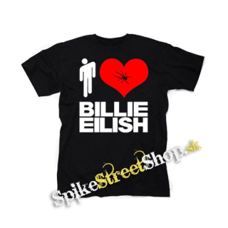I LOVE BILLIE EILISH - čierne detské tričko