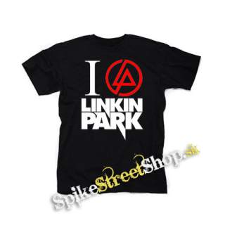 I LOVE LINKIN PARK - Crest Motive - čierne detské tričko