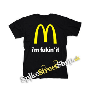 I'M FUCKIN' IT - čierne detské tričko