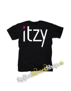 ITZY - Logo - čierne detské tričko