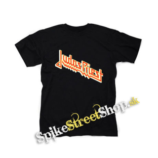 JUDAS PRIEST - Orange Yellow Classic Logo - čierne detské tričko