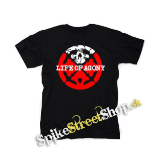 LIFE OF AGONY - Logo Symbol Crest - čierne detské tričko