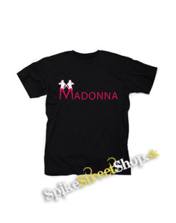 MADONNA - Logo Color - čierne detské tričko