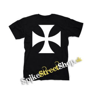 MALTESE CROSS - čierne detské tričko