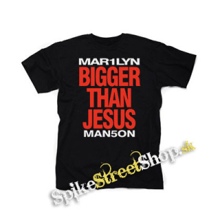 MARILYN MANSON - Bigger Than Jesus - čierne detské tričko