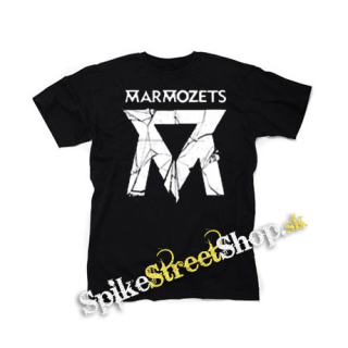 MARMOZETS - Smashed Logo - čierne detské tričko