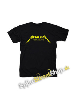 METALLICA - 72 Seasons Logo Yellow - čierne detské tričko