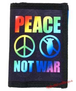 PEACE NOT WAR - peňaženka