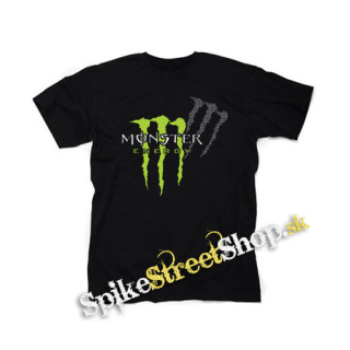 MONSTER ENERGY - Logo Honey Bee - čierne detské tričko