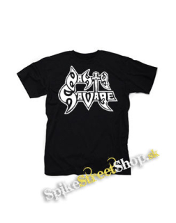NASTY SAVAGE - Logo - čierne detské tričko