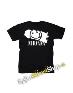 NIRVANA - Smile - čierne detské tričko
