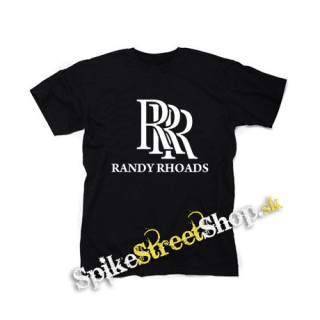 RANDY RHOADS - Logo - čierne detské tričko