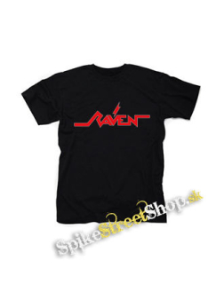RAVEN - Logo Red - čierne detské tričko