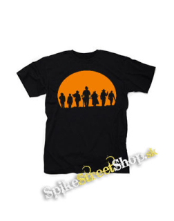 RED DEAD REDEMPTION - Silhouettes Sunset - čierne detské tričko