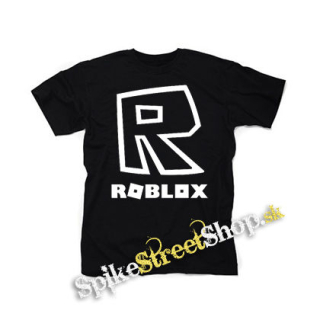 ROBLOX - Symbol & Znak - čierne detské tričko