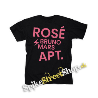 ROSÉ & BRUNO MARS - APT - Pink - čierne detské tričko