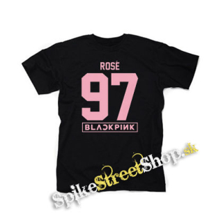 ROSÉ 97 - BLACKPINK - Pink Number Years - čierne detské tričko