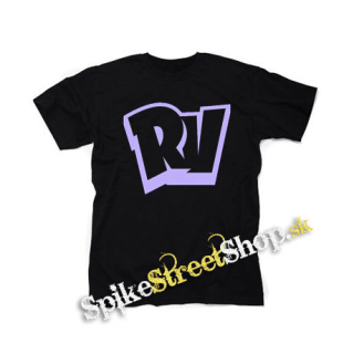 RUMBLEVERSE - Logo CREST - čierne detské tričko