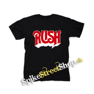RUSH - Logo Red - čierne detské tričko