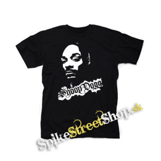 SNOOP DOGG - Logo & Portrait - čierne detské tričko