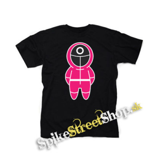 SQUID GAME - Character - čierne detské tričko