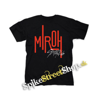 STRAY KIDS - Logo MIROH - čierne detské tričko