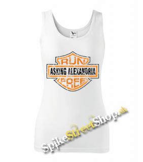 ASKING ALEXANDRIA - Run Free - Ladies Vest Top - biele