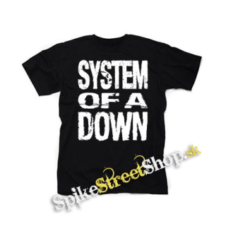 SYSTEM OF A DOWN - Logo - čierne detské tričko