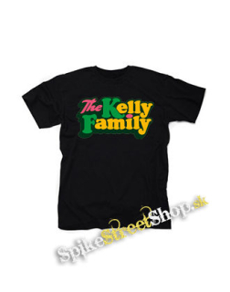 THE KELLY FAMILY - Logo Colour - čierne detské tričko