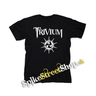 TRIVIUM - White Logo - čierne detské tričko