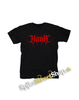 VANA - Logo Red - čierne detské tričko