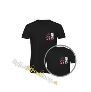 BLACKPINK - Lisa 97 Signature Portrait - čierne detské tričko