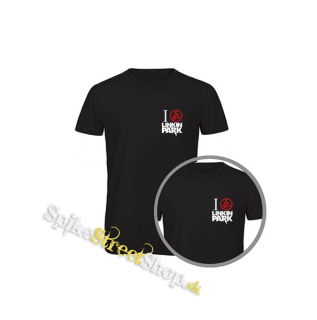I LOVE LINKIN PARK - Crest Motive - čierne detské tričko