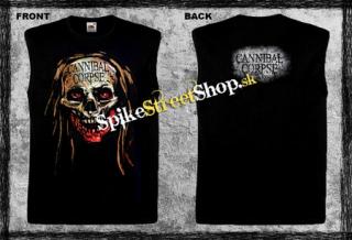 CANNIBAL CORPSE - Skull - čierne pánske tričko bez rukávov
