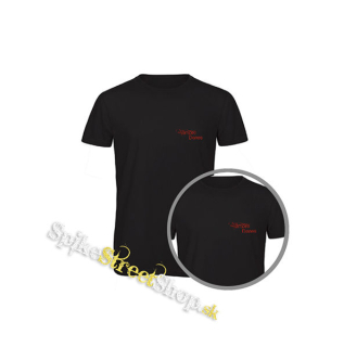 VAMPIRE DIARIES - Red Logo - čierne detské tričko