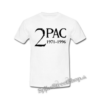 2 PAC - 1971-1996 - biele pánske tričko