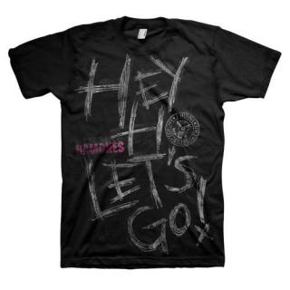 RAMONES - Hey Ho! - čierne pánske tričko