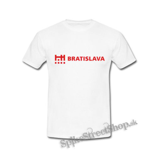 BRATISLAVA - biele pánske tričko