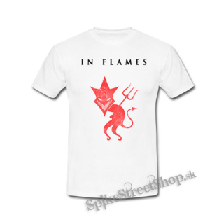 IN FLAMES - Devil - biele pánske tričko