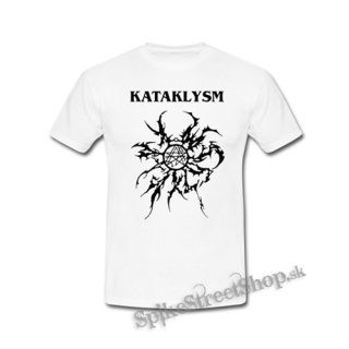 KATAKLYSM - Tribal Logo - biele pánske tričko