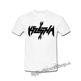 Ke$ha - Logo - biele pánske tričko