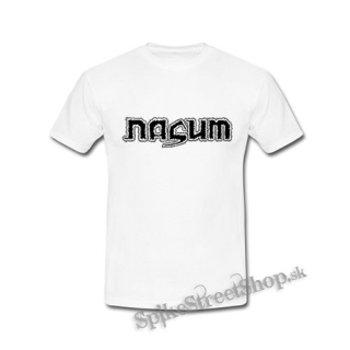 NASUM - Logo - biele pánske tričko
