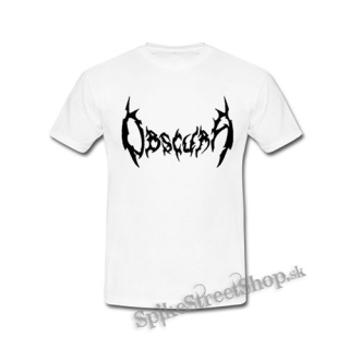 OBSCURA - Logo - biele pánske tričko