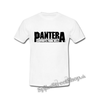 PANTERA - Cowboys From Hell - biele pánske tričko